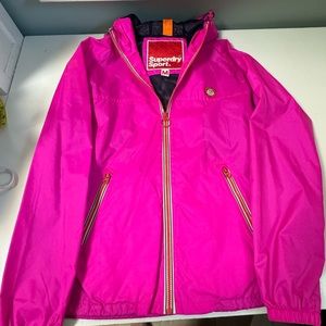 Super dry Sport raincoat with hood